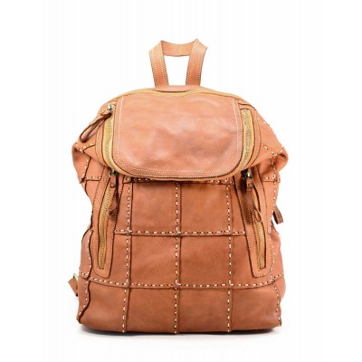 27■ Leder Rucksack für Damen Vintage mit kapuze und mit den zwei Fächern. Schwarz Braun Grün 